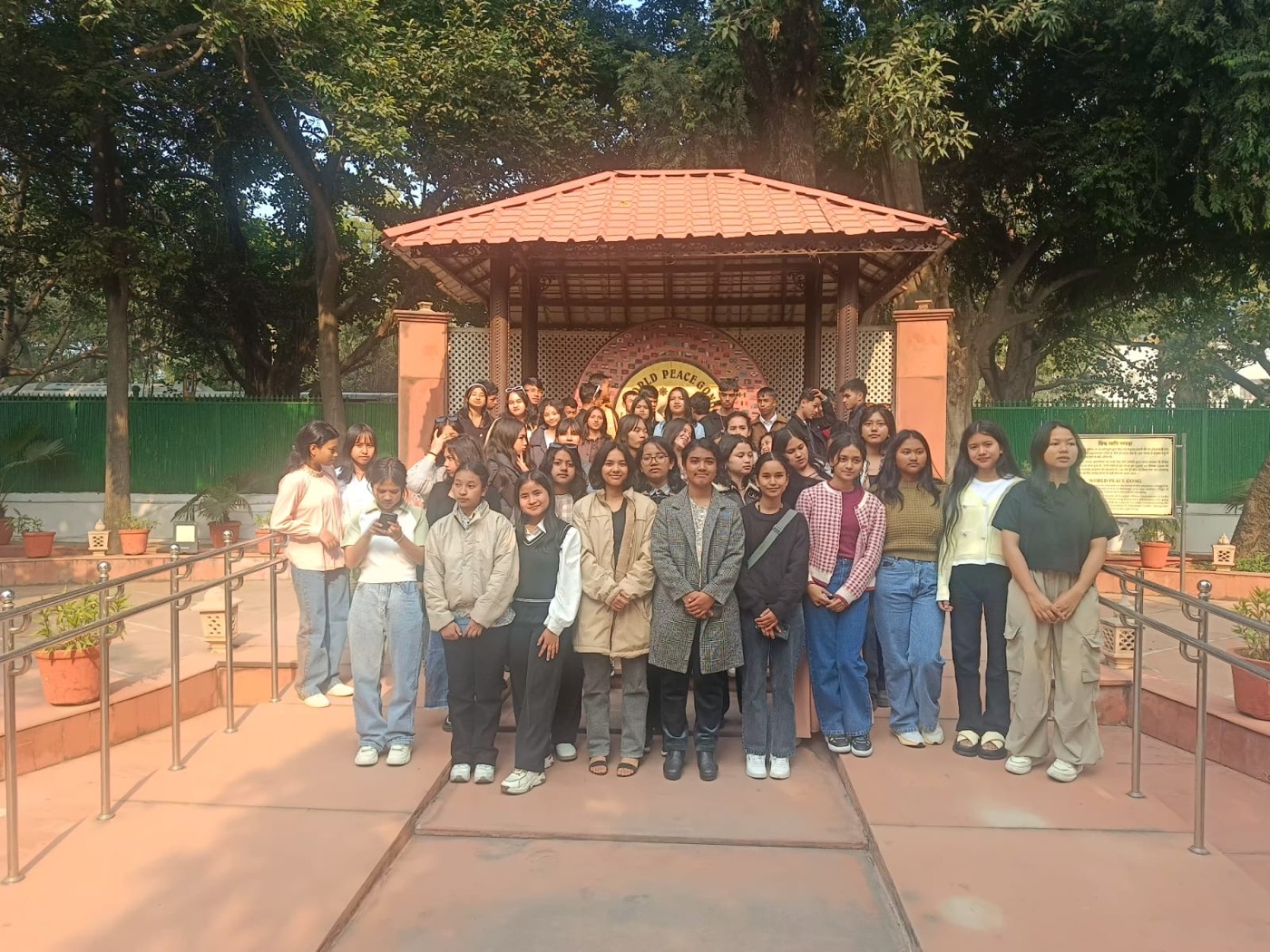 A Swann Travels school group on an educational tour