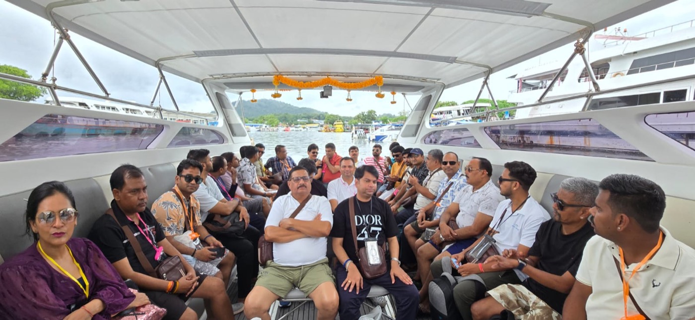 Swann Travels guests aboard a boat excursion